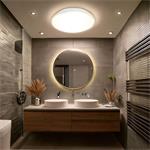 Solight WO822, LED osvetlenie Adrano s ochranou proti vlhkosti, IP54, 12W, 1020lm, 3CCT, 23cm