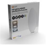 Solight WO824, LED osvetlenie Adrano s ochranou proti vlhkosti, IP54, 28W, 2380lm, 3CCT, 23cm