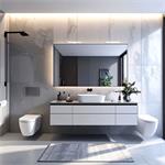 Solight WO827-CR, LED kúpeľňové osvetlenie nad zrkadlo 3v1, 7W, 455lm, 4000K, IP44, 40cm, chróm