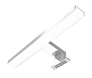 Solight WO827-CR, LED kúpeľňové osvetlenie nad zrkadlo 3v1, 7W, 455lm, 4000K, IP44, 40cm, chróm