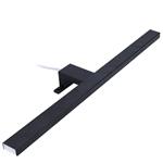 Solight WO828-BLK, LED kúpeľňové osvetlenie nad zrkadlo 3v1, 12W, 780lm, 4000K, IP44, 60cm, čierna