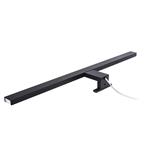 Solight WO828-BLK, LED kúpeľňové osvetlenie nad zrkadlo 3v1, 12W, 780lm, 4000K, IP44, 60cm, čierna