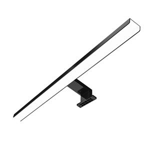 Solight WO828-BLK, LED kúpeľňové osvetlenie nad zrkadlo 3v1, 12W, 780lm, 4000K, IP44, 60cm, čierna