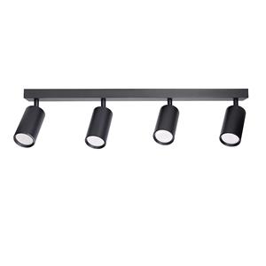 Solight WO8903-B, GU10 bodové osvetlenie Enzo, 4x GU10, 59cm, čierna