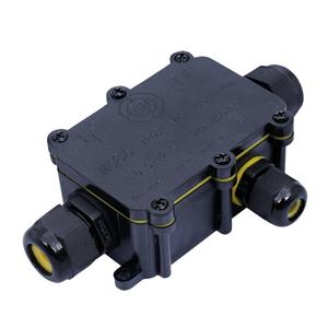 Solight WW004, vodeodolná prepojovací krabička IP68, 1x vstup, 2x výstup, 5-9 / 9-12mm, max 2,5mm2