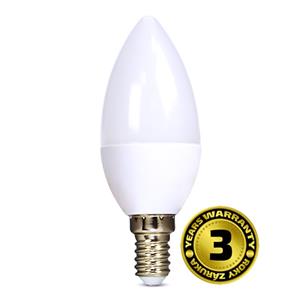 Solight WZ409-1, LED žiarovka, sviečka, 6W, E14, 3000K, 510lm