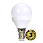 Solight WZ416-1, LED žiarovka, miniglobe, 6W, E14, 3000K, 510lm, biele prevedenie