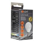 Solight WZ417, LED žiarovka, miniglobe, 6W, E14, 4000K, 450lm, biele prevedenie