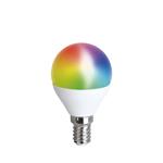 Solight WZ432, LED SMART WIFI žiarovka, miniglobe, 5W, E14, RGB, 400lm
