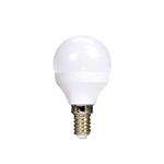 Solight WZ433-3, ECOLUX LED žiarovka 3-pack, miniglobe, 6W, E14, 3000K, 450lm, biele prevedenie, 3ks