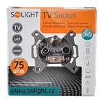 Solight XA05, účastnícka zásuvka koncová so SAT, útlm: 3dB