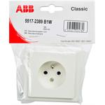 Solight zásuvka ABB Classic, biela