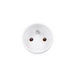 Solight zásuvka priama, IP20, biela