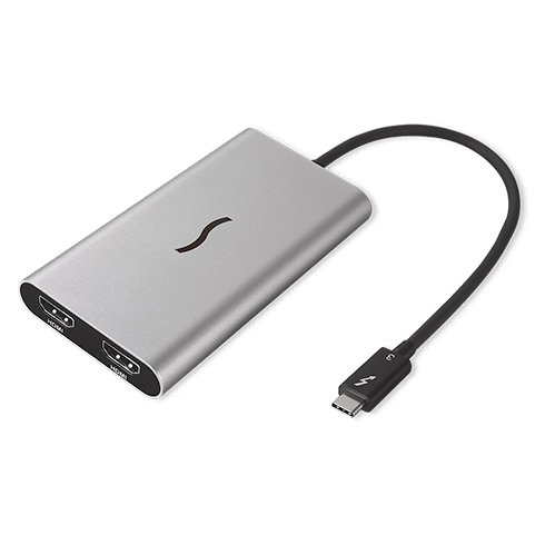 Sonnet Thunderbolt 3 to Dual HDMI 2.0 Adapter