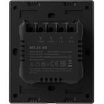 Sonoff M5-2C-80, inteligentný WiFi nástenný spínač (2-kanálový, do rámu, grafitový)