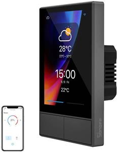 Sonoff NSPanel, inteligentný WiFi ovládací panel (čierny, 120mm)