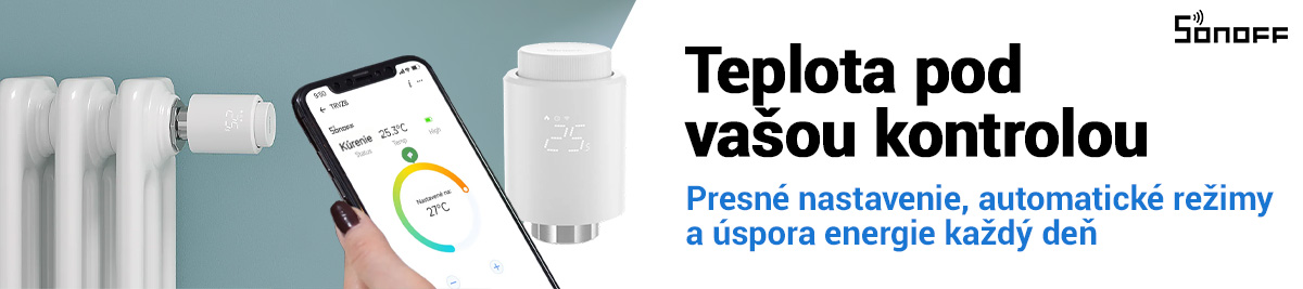 Sonoff smart termostaty
