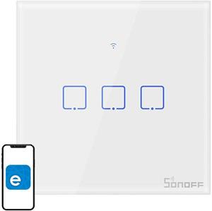 Sonoff T0 EU TX, inteligentný vypínač, WiFi, 3-kanálový
