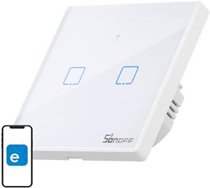 Sonoff T2 EU TX, smart spínač WiFi + RF 433