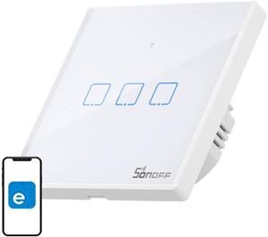 Sonoff T2 EU TX, smart spínač WiFi + RF 433