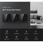 Sonoff T3 EU TX, inteligentný vypínač, WiFi + RF 433, 3-kanálový