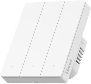 Sonoff ZBM5-3C-80W, (3-kanálový) inteligentný dotykový nástenný spínač Zigbee