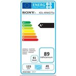 Sony 49" FHD LED TV KDL-49WD757 /DVB-T2,C,S2/XR200/ stříbrná