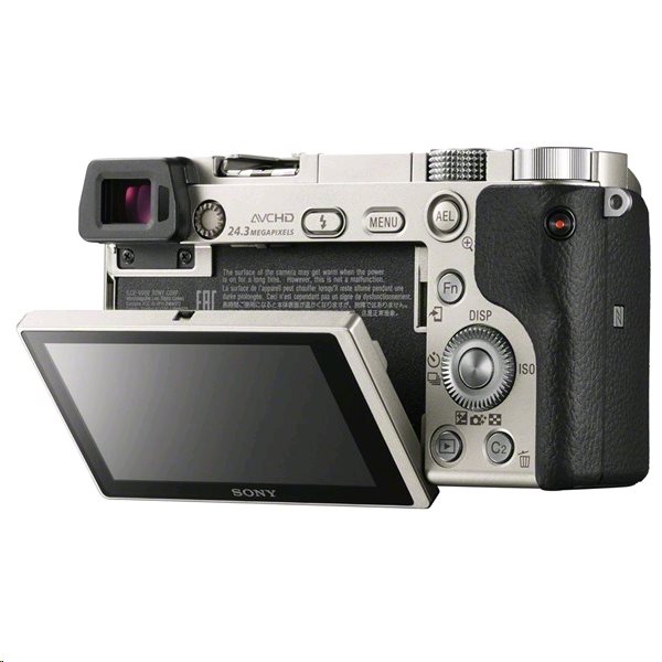 Sony A6000L, 16-50mm, 24,3Mpix, stíbrný