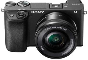 Sony Alpha ILCE-6400 + 16-50mm, 24,2Mpx, čierny