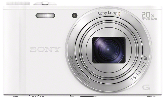 Sony DSC-WX350 bílá, 18,2Mpix,20xOZ,fullHD,WiFi