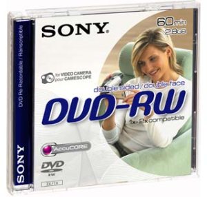 SONY DVD-RW pro DVD kamery, 8cm