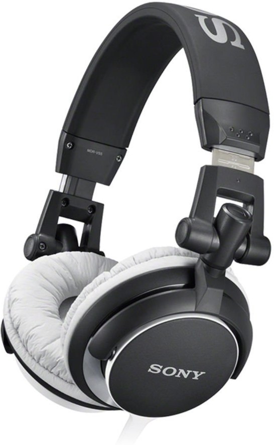 SONY MDR-V55 DJ, slúchadlá, čierne