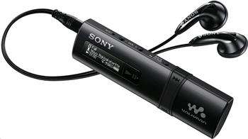 Sony Mp3 prehrávač 4 GB Sony, čierny, NWZ-B183FB
