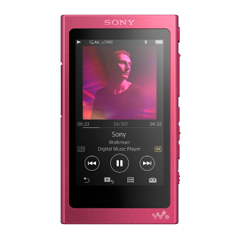 Sony MP4 prehrávač, ružový