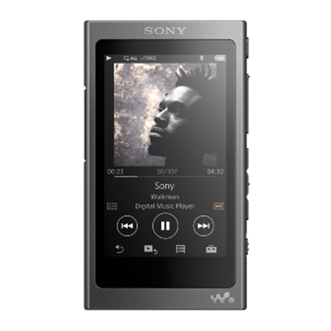 Sony NW-A35 16GB čierny, Hi-res