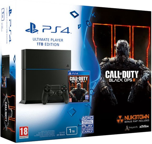 Sony Playstation 4 1TB + Call of Duty: Black Ops 3
