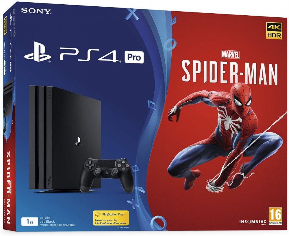 Sony PlayStation 4 Pro 1TB + Spider-Man/Gamma