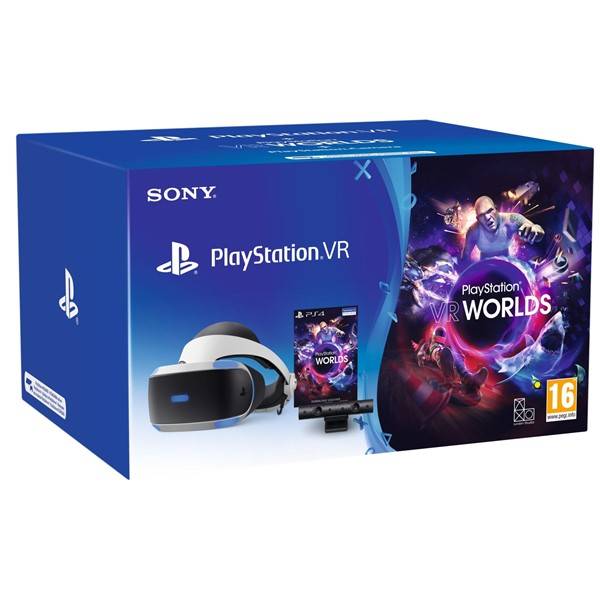 Sony Playstation VR + Kamera v2 + VR Worlds