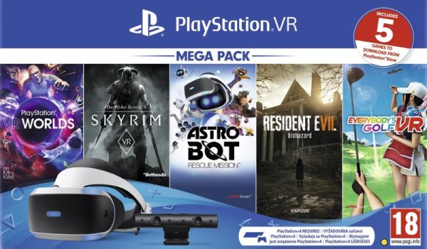 Sony PS4 PlayStation VR V2 Mega Pack2