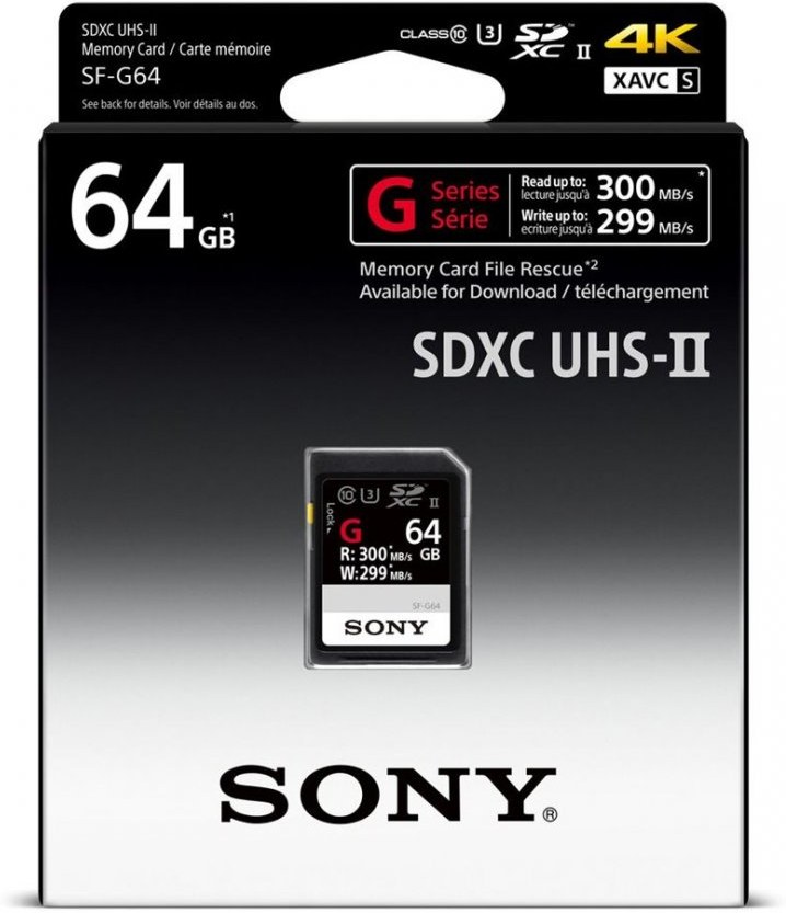 SONY SD karta, 64GB, class 10/ U3