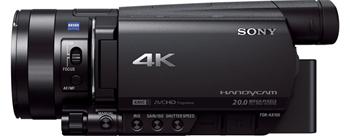 Sony UHD 4K videokamera FDR-AX100E