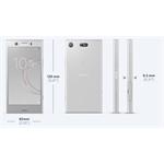Sony Xperia XZ1 Compact, Single Sim, strieborný