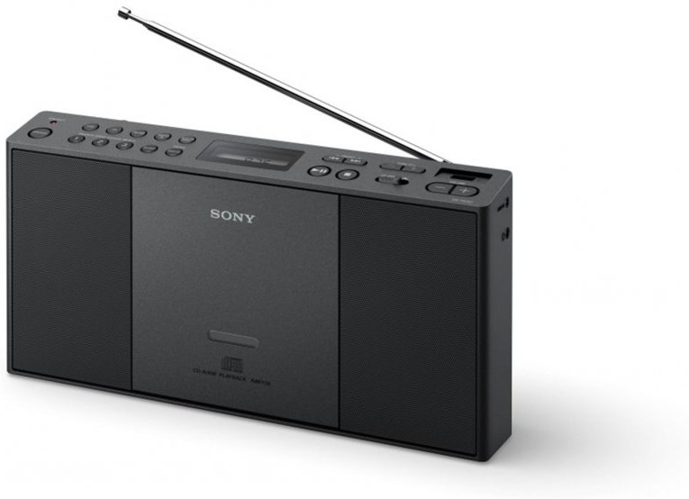 Sony ZS-PE60, radiomagnetofón s CD, USB a digitálnym FM tunerom, čierny