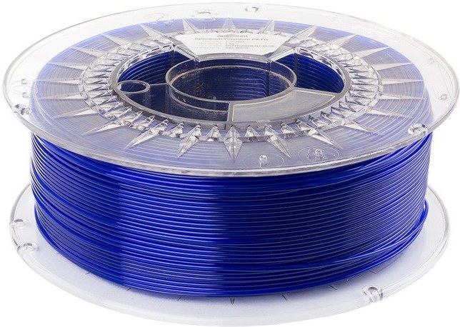 SPECTRUM PET-G filament, transparentná modrá, 1,75mm