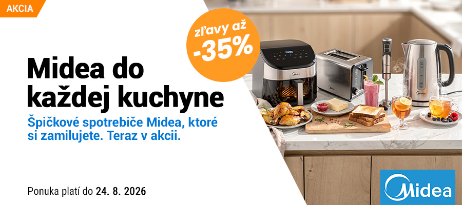 Špičkové spotrebiče Midea do každej kuchyne