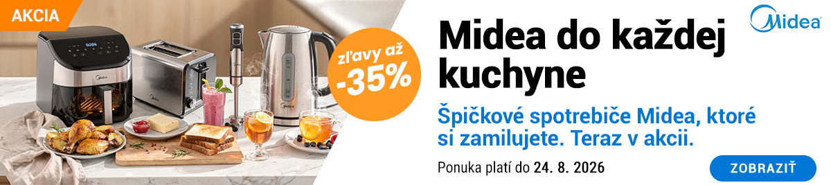 Špičkové spotrebiče Midea do každej kuchyne