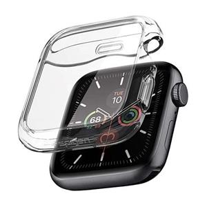 Spigen kryt Ultra Hybrid pre Apple Watch 4/5/6/SE 44mm - Crystal Clear