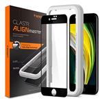 Spigen ochranné sklo GLAS.tR AlignMaster pre iPhone 7/8/SE 2020 - Black Frame