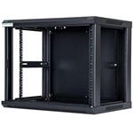 Start.LAN závesná skrine 19'' 9U 600 x 450 mm - čierna