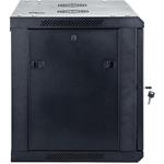 Start.LAN závesná skrine 19'' 9U 600 x 450 mm - čierna